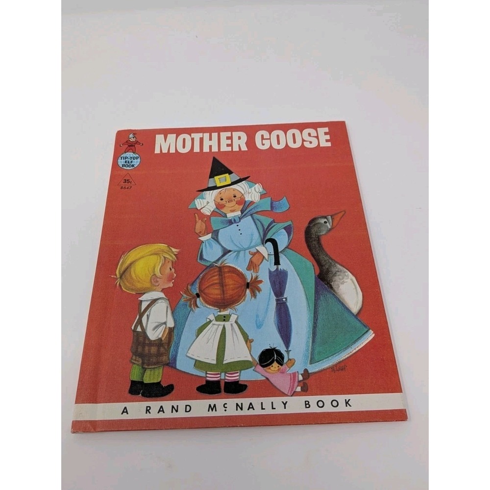 Mother Goose HC Children's Elf Book 1958 Illustrated